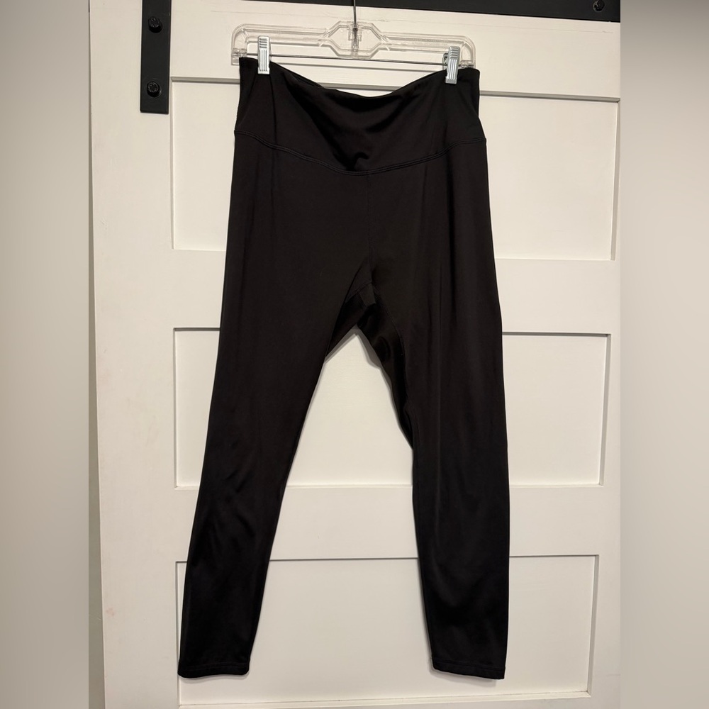 Zella Fleece Lined Leggings Women’s XL Black Stretch Athleisure